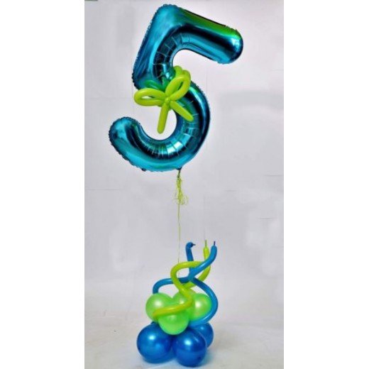 5th Birthday  Balloons Bouquet